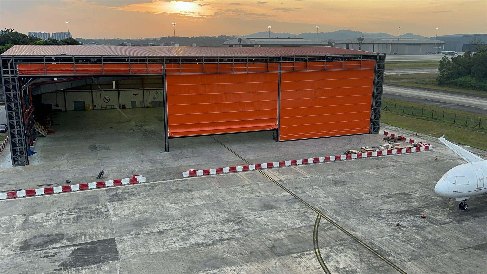 Aircraft hangar doors project 4