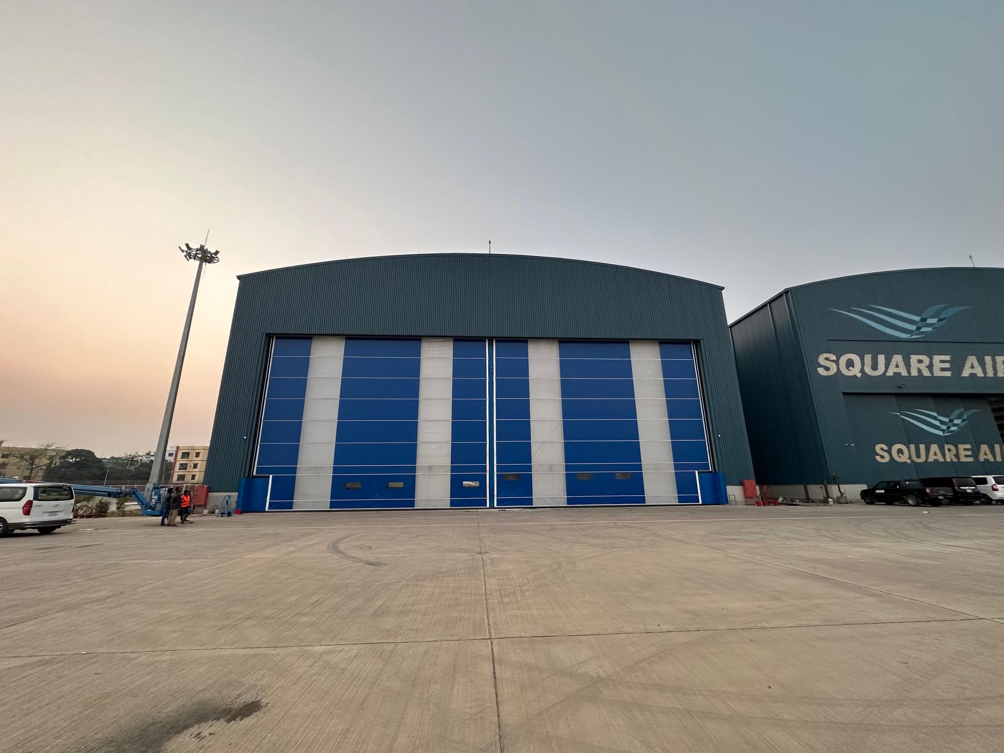 Aircraft hangar doors project 8