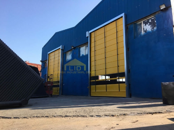 High speed folding doors project 2