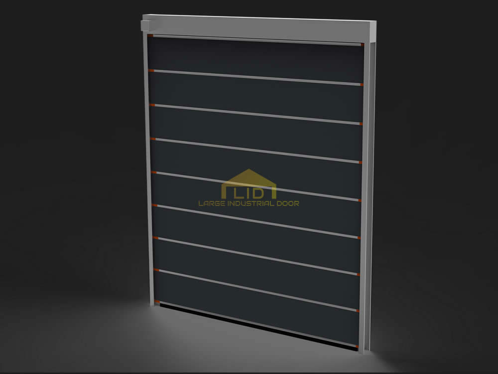 Mini Hangar Doors 3D render