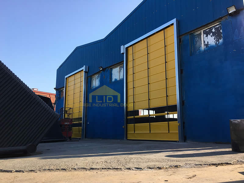 High speed rolling doors