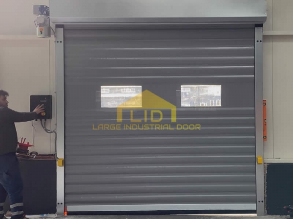 Insulated spiral doors project 3